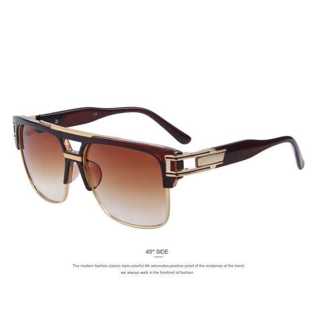 Men Luxury Brand Sunglasses Vintage Oversize Square Sun Glasses Women shades S'8072