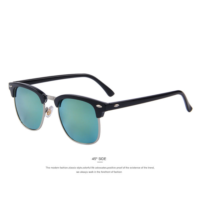 Men Retro Rivet Polarized Sunglasses Classic Brand Designer Unisex Polaroid Sunglasses UV400