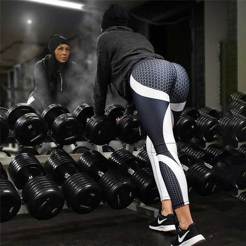 Printed Fitness Leggings Sporting Workout