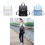 Fashion Shoulder Bag PU Leather Women Girls Ladies Backpack Travel Bag