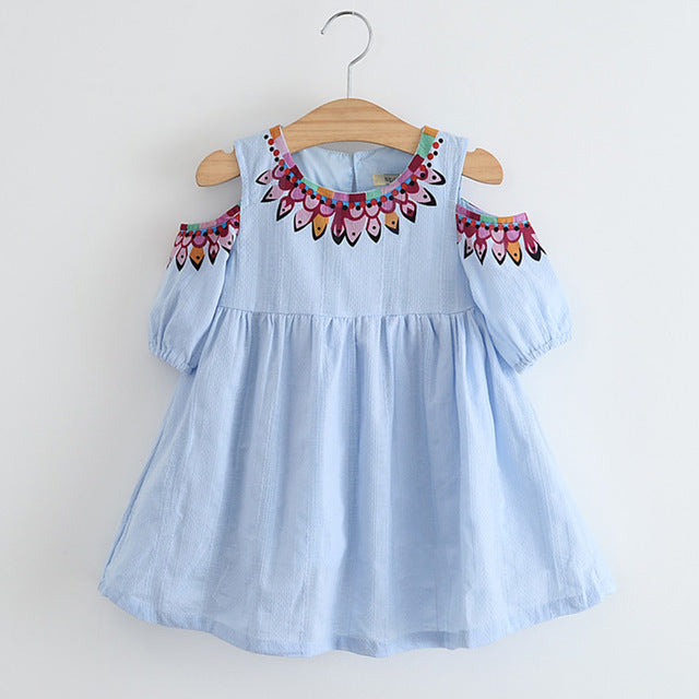 Girls Dress 2018 Summer Tulle Girls Dress With Leakage Top fashion Party and  Princess Kids Toddler Dresses Children Clothing