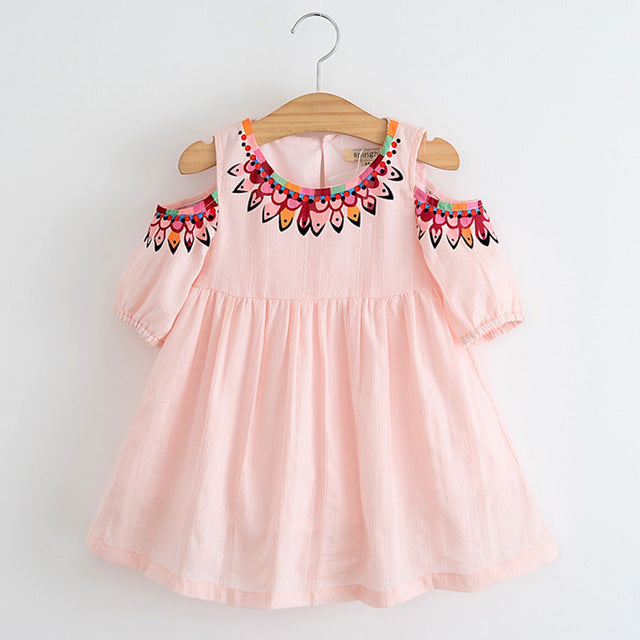 Girls Dress 2018 Summer Tulle Girls Dress With Leakage Top fashion Party and  Princess Kids Toddler Dresses Children Clothing