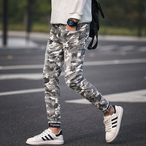Hot sale 2018 Men Casual Pants Camouflage Slim Fit Army Camouflage Trousers Pants Hip Hop Sweatpants Military Joggers