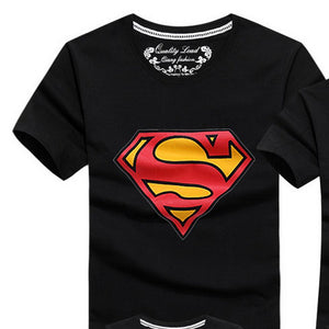 Family Look Superman T Shirts 9 Colors Summer Family Matching Clothes Mom & Dad & Son & Daughter