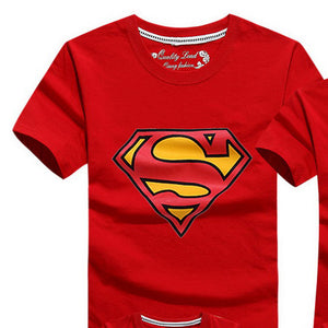 Family Look Superman T Shirts 9 Colors Summer Family Matching Clothes Mom & Dad & Son & Daughter