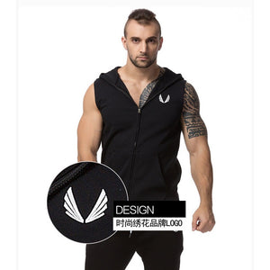 New Men's Vivid Workout Tank Tops Low Cut Armholes Vest Sexy Fitted Men's Tank Men Fitness Tees Muscle Men Activewears AD54