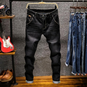 Designer hip-hop Jeans for male Straigh Casual Denim Jeans