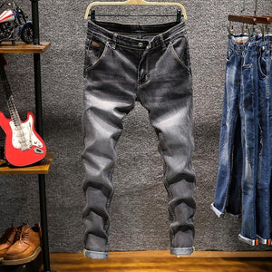 Designer hip-hop Jeans for male Straigh Casual Denim Jeans