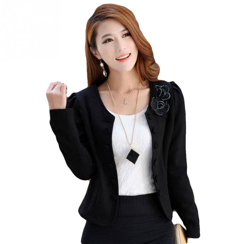 Slim Long Sleeve Small Suit Jacket Ladies Suit Lining Suit Office Normal Suit Blazer