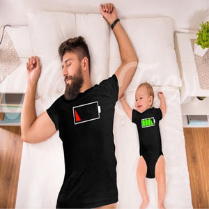 Daddy and Me Clothes Charging Battery Matching Clothes