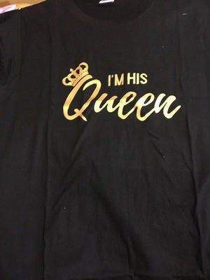 Family Tshirts King Queen Matching Outfits Father Mother Daughter Son Clothes 100%Cotton