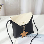 Messenger Bag with Ornament Fashion Solid Small Shoulder Bags